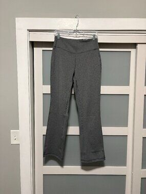 TekGear Tek Gear Kohls Heather Gray Bootcut High Rise Athletic Pants sz L NEW